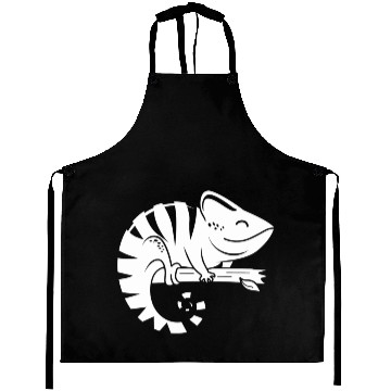 Discover Chubby Iguana Happy Lizard Lover Aprons