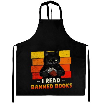 Discover I Read Banned Books Week Librarian Freadom Reader Aprons