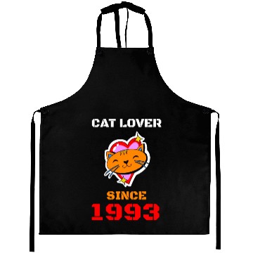 Discover Cat lover since 1993 Aprons