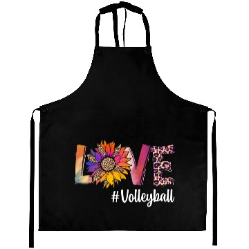 Discover Love Volleyball Aprons