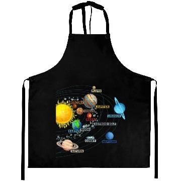 Discover Solar System Planets Astronomy Space Science Girls Aprons