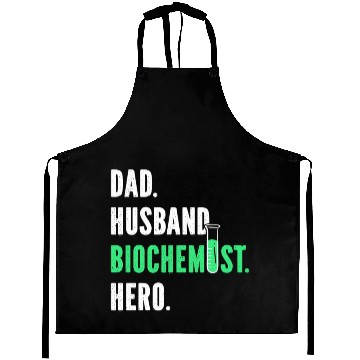 Discover Biochemist Biochemistry Funny Science Teacher Dad Aprons