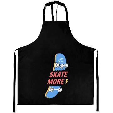 Discover Blue Skate Aprons, bags, hats, mugs, sticker