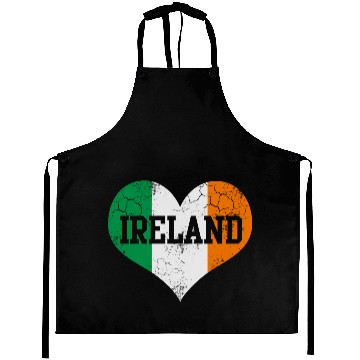 Discover Ireland Flag Heart Irish St Patrick s Day Aprons