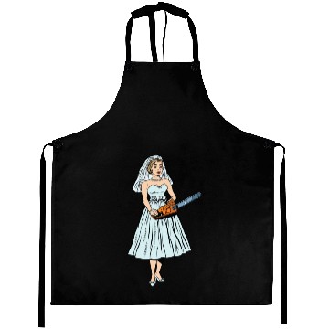 Discover Chainsaw Bride Chainsaw Vintage Aprons