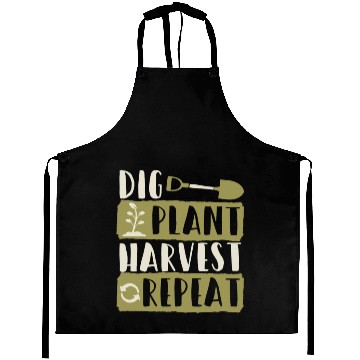 Discover Dig Plant Harvest Repeat Local Farm Lover Funny Aprons