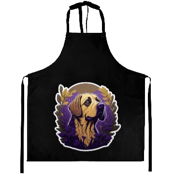 Discover My dog I love u Aprons