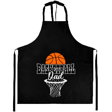Discover Basketball dad fathers day Aprons