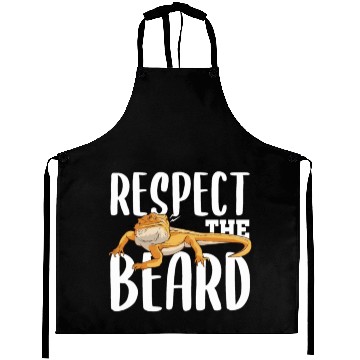 Discover RESPECT THE BEARD Gifts Reptile Lover Keeper Aprons
