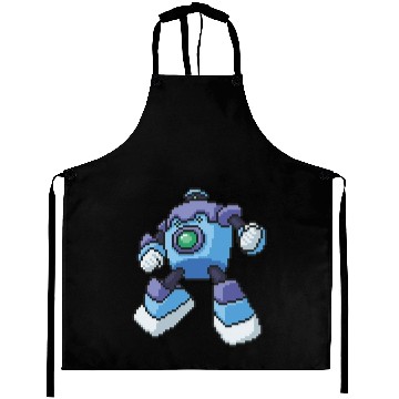 Discover Blue Robot Aprons