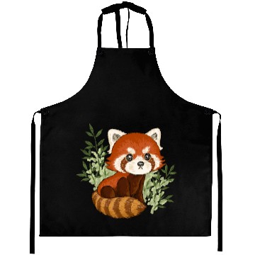 Discover Red Panda In Nature Aprons