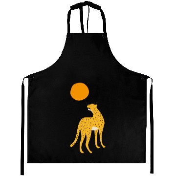 Discover Roaring Leopard And Sun Aprons