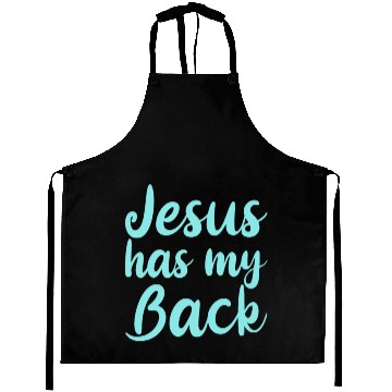 Discover Jesus Has My Back 4 Aprons