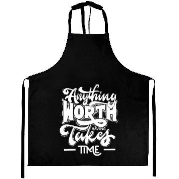 Discover Inspiring Quote Typography Aprons