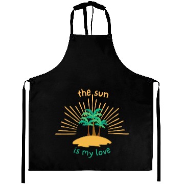 Discover THE SUN IS MY LOVE Aprons