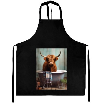 Discover Highland Cow Aprons