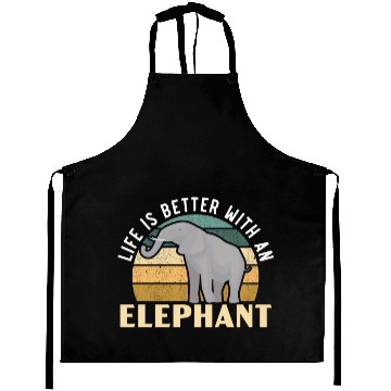 Discover Elephant Lover Wildlife Animal Zoo Zookeeper Aprons