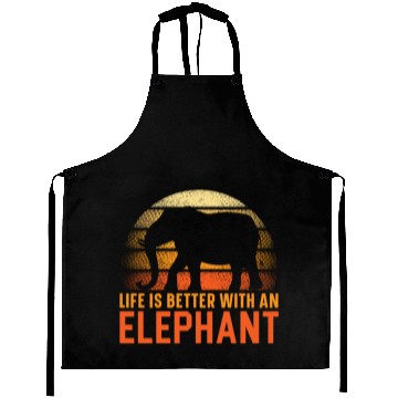 Discover Elephant Lover Wildlife Animal Zoo Zookeeper Aprons
