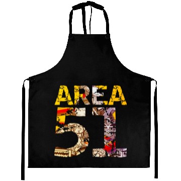 Discover Area 51 UFO Design Aprons