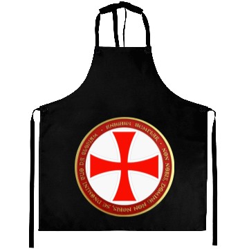Discover Knights templar cross shield Aprons