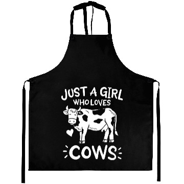 Discover Cow Cattle Cow Lover Aprons