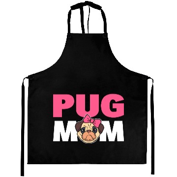 Discover Pug Mom Pug Parent Aprons