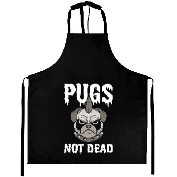 Discover Cute Pug Animal Person Aprons