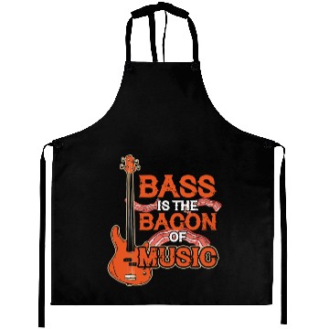 Discover Bass Guitar Bacon Music Aprons