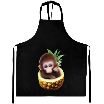 Discover Little monkey in a pineapple Aprons