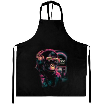 Discover neon gorilla Aprons