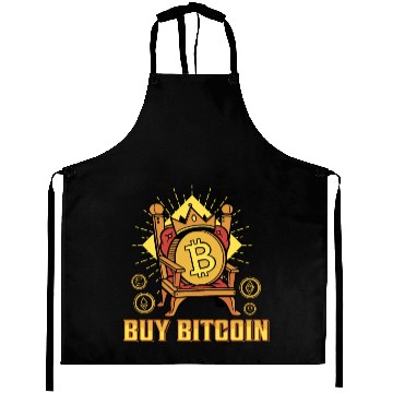 Discover Buy Bitcoin funny Aprons