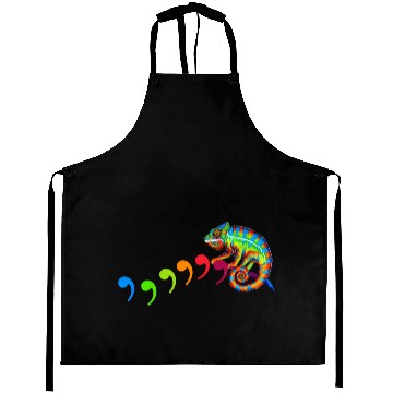 Discover Comma Chameleon Aprons