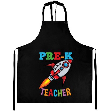 Discover Space Pre K Teacher Preschool Back To School Aprons