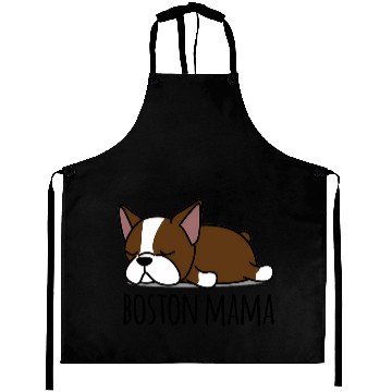 Discover Red Boston Terrier Boston Mama Aprons