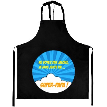 Discover Super-dad super-hero Best dad Father's day Comics Aprons