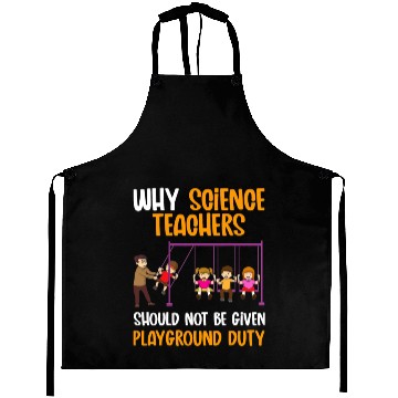 Discover Funny Science Teacher Cool Physics Chemistry Aprons