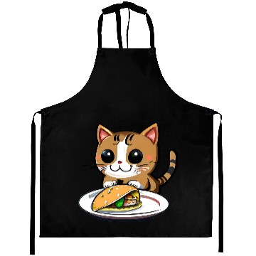 Discover Cute Cat and Taco: A Playful Combination for Your Aprons
