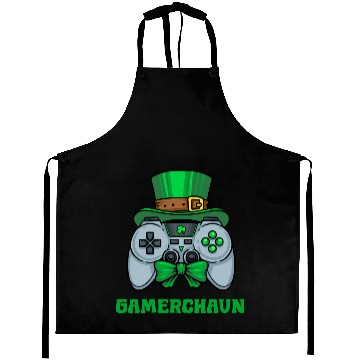 Discover Gamerchaun Gamer St Patrick'S Day Toddler Lucky Aprons