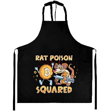 Discover Rat Poison Squared funny Aprons