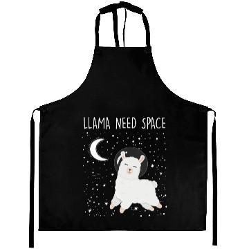 Discover Llama Need Space Funny Llama Lover Animal Joke Aprons