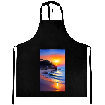 Discover A sunrise with a seaside view Aprons