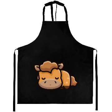Discover Cute horse is sleeping Aprons