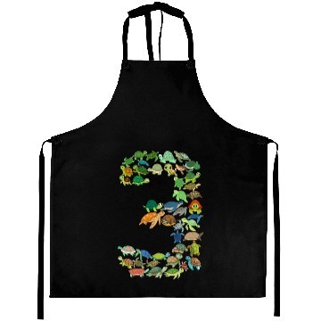 Discover 3rd Birthday Sea Turtle Tortoise Theme 3 Year Old Aprons