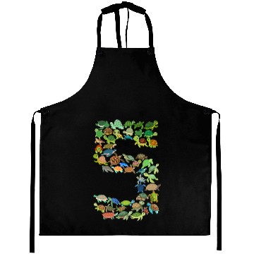 Discover 5th Birthday Sea Turtle Tortoise Theme 5 Year Old Aprons
