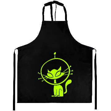 Discover Space Cat Aprons