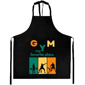 Discover gym my favorite place Aprons