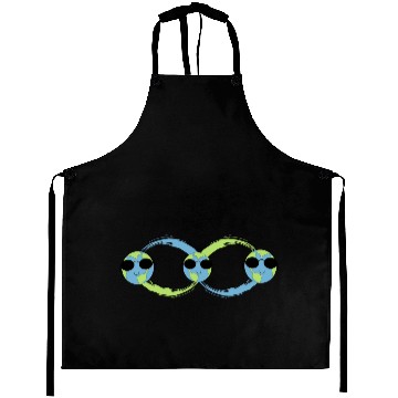 Discover Infinity funny earth Aprons