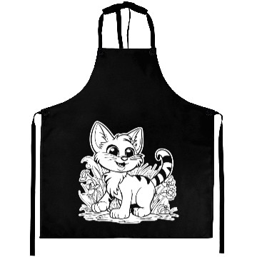 Discover Cat Kitten Feline Meow Aprons