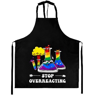 Discover Gay Pride Rainbow Flag Science Teacher Aprons