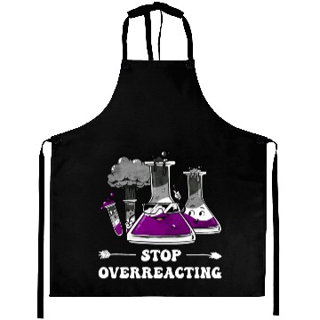 Discover Asexual Pride Ace Flag Science Teacher Aprons